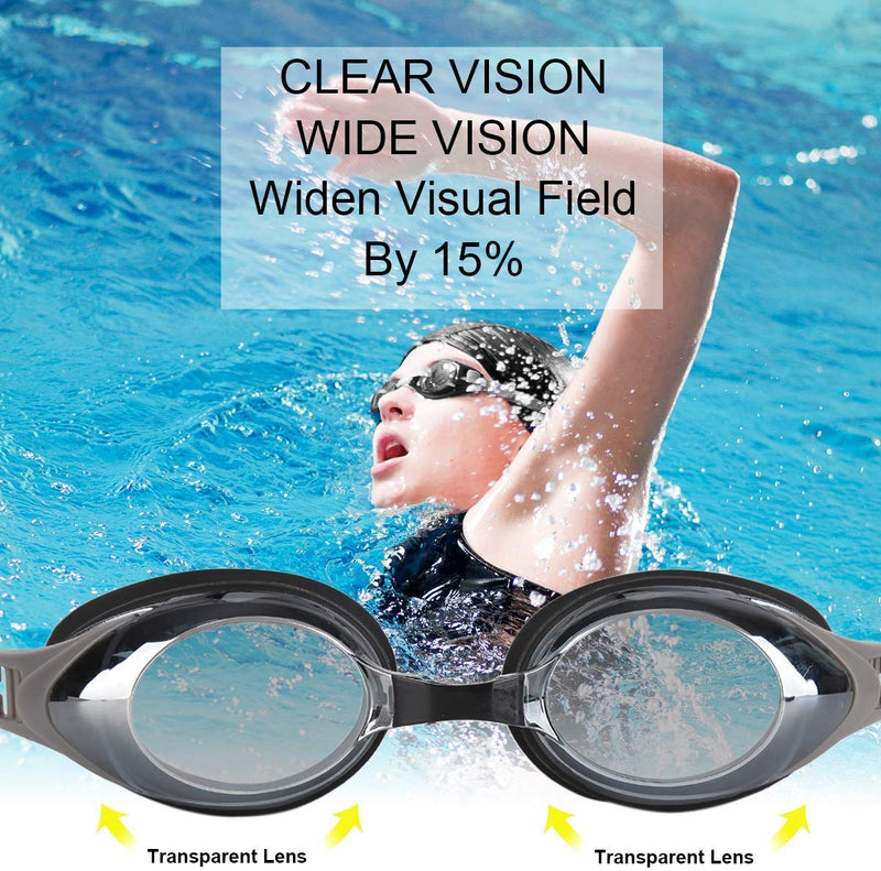 [AUSTRALIA] - HAISSKY Swim Goggles, Swimming Goggles Set No Leaking Anti Fog UV Protection Swimming Goggles Triathlon for for Adults, Men, Women, Youth, Child and Kids 