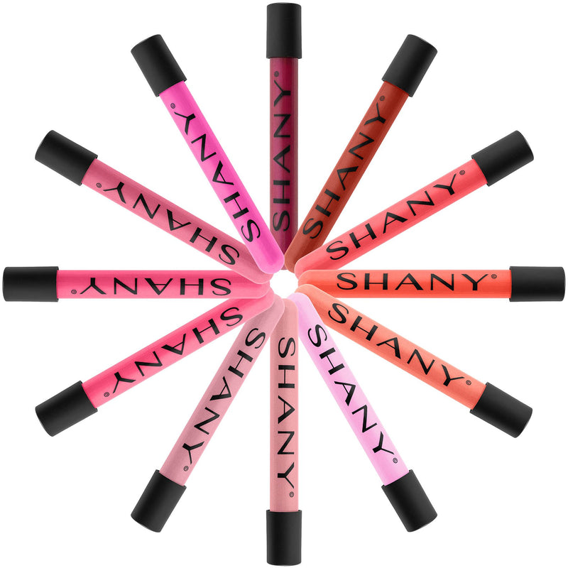 SHANY The Wanted Ones - 12 Piece Lip Gloss Set with Aloe Vera and Vitamin E - BeesActive Australia