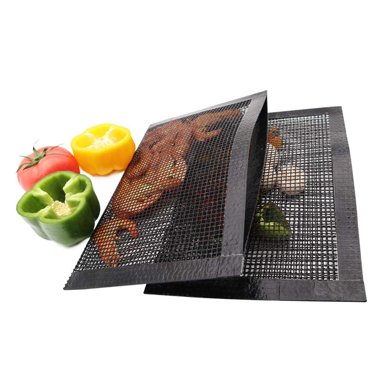 [AUSTRALIA] - Bluedrop Non Stick Mesh Bag For Grill PTFE Toaster Oven Bags Barbecue Pockets Sheets Pack of 2 