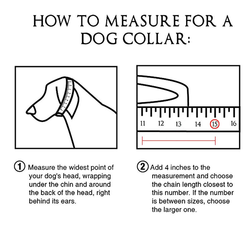 Tobetrendy Gold Chain Dog Collar Cuban Link Chain Stainless Steel Metal Links 14MM Heavy Duty Walking Chain Collar for Small Medium Large Dogs 16inches to 26inches 18" (Neck Fits 14"-16") Silver - BeesActive Australia