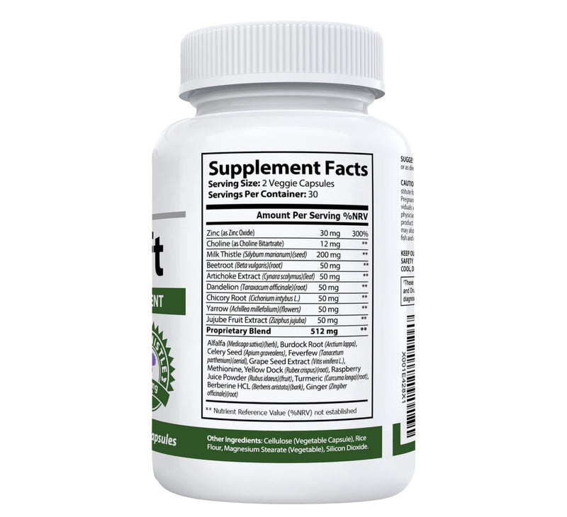 LiverLift #1 Liver Cleanse & Detox Supplement | Turmeric, Beetroot, Dandelion, Chicory, Burdock, Artichoke and More | Money Back Guarantee | 60 Vege Capsules - BeesActive Australia
