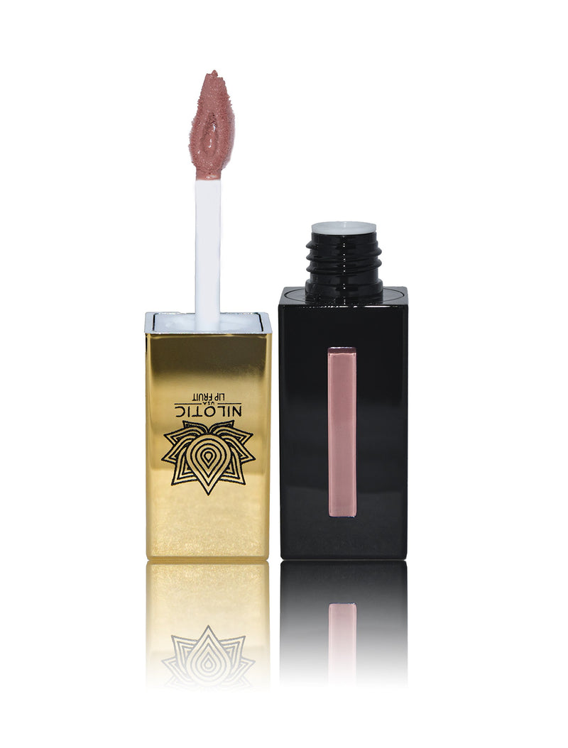 LIPFRUIT Creme de Paris - Anti Aging Liquid Lipstick - Matte Nude - No Chemicals (100% Natural) - Waterproof - Smudge Free - Cruelty Free - PETA Vegan - Non Toxic - Made With Pure Nilotic Fruit Butter Crème de Paris - BeesActive Australia