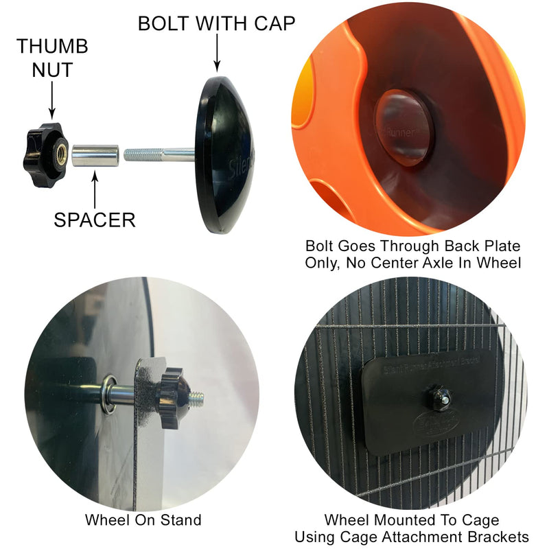 Cage Attachment for Silent Runner Exercise Wheels Large - BeesActive Australia