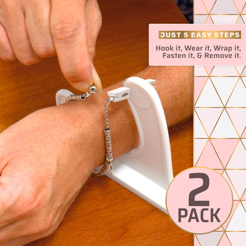 Medca Bracelet Buddy- Jewelry Helper Fastening Aid to Quickly Fasten and Unfasten Bracelets or Watches - 2 Pack - BeesActive Australia
