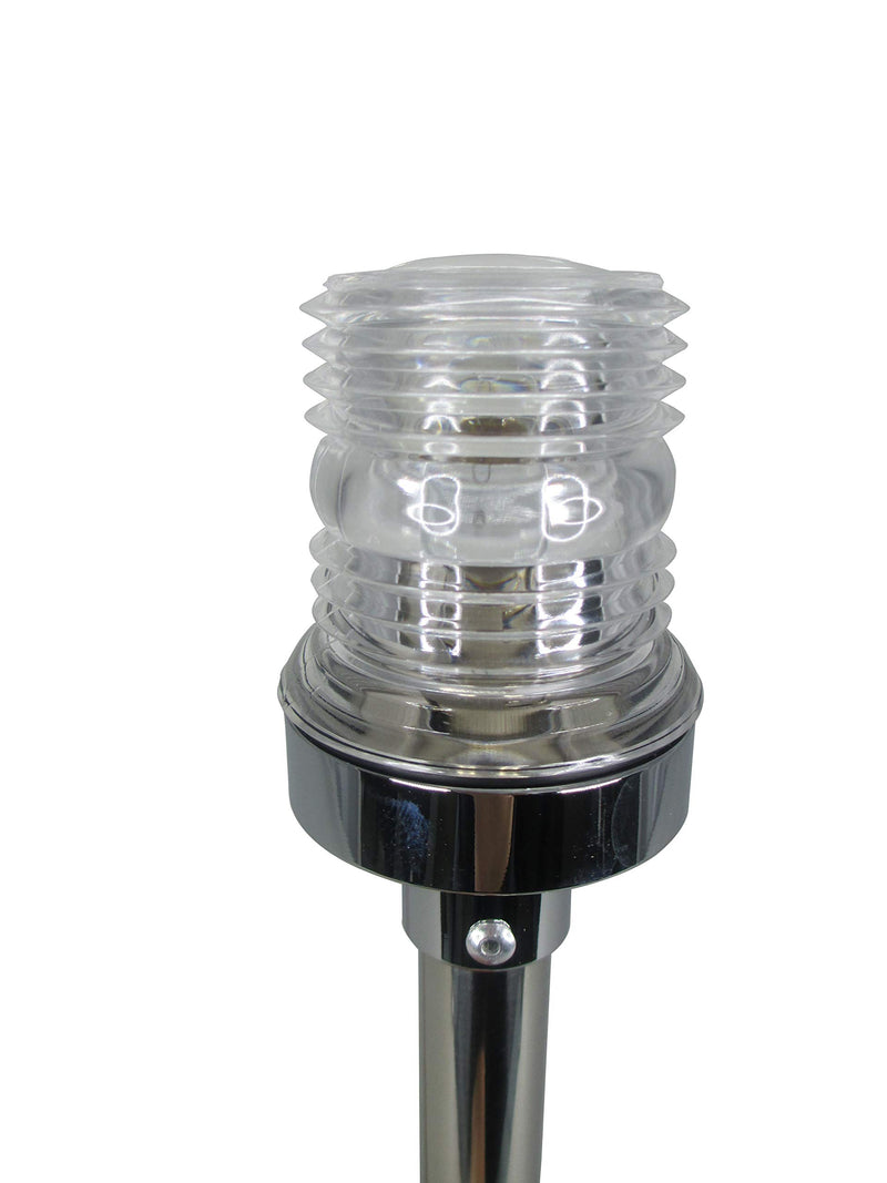 [AUSTRALIA] - Marine Stern Light Stainless Steel Tubing CPB Base BA15D Bulb 12VDC Splashproof 