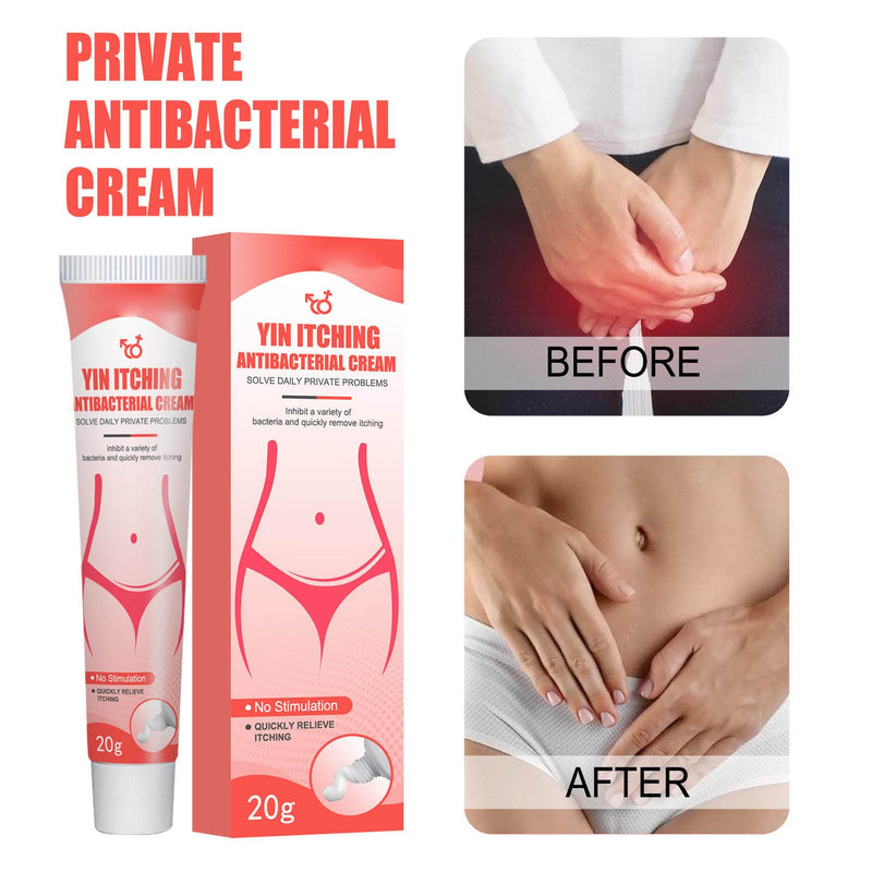 Private Parts Itch Relief Cream, 2pcs 0.7oz Women Private Parts Itch Relief Cream, Feminine Itch Treatment Cream for Health Care - BeesActive Australia