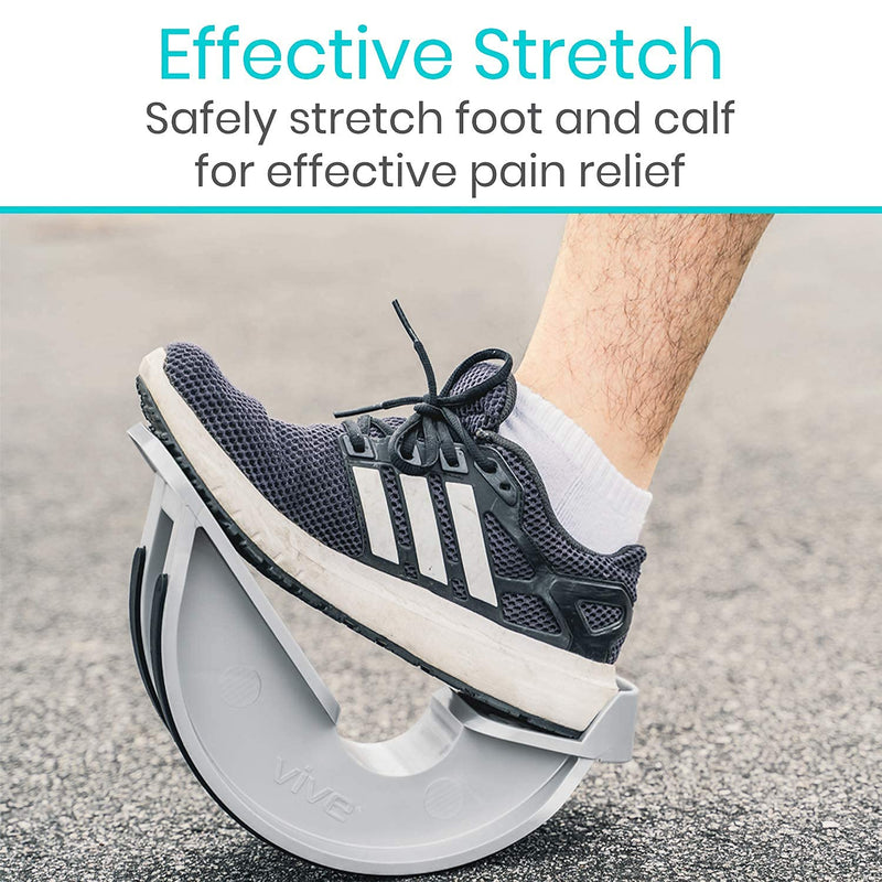 Vive Foot Rocker - Calf Stretcher for Achilles Tendinitis, Heel, Feet, Shin Splint, Plantar Fasciitis Pain Relief - Stretches Strained Leg Muscle - Ankle Wedge Stretch Improves Flexibility - BeesActive Australia