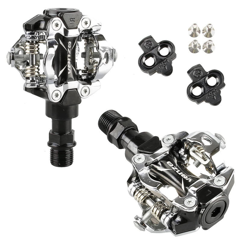 Venzo MTB Mountain Bike Sealed Clipless Pedals Compatible with Shimano SPD Type Cleats SM-SH51 MTB Shoes - Easy Clip in - BeesActive Australia