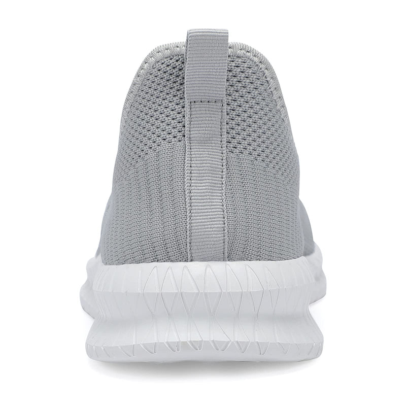 LCGJR Men's Running Shoes Ultra Lightweight Breathable Comfortable Walking Shoes Casual Fashion Sneakers Mesh Workout Shoes 11 Lightgrey - BeesActive Australia