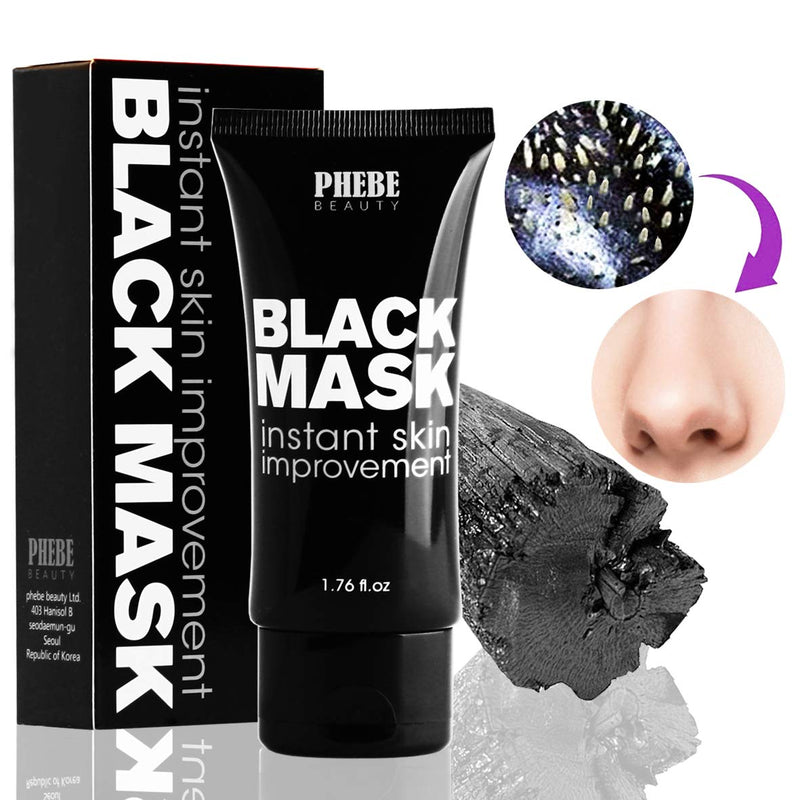 Phebe Beauty Blackhead Remover Mask Blackhead Peel Off Mask, Face Mask, Blackhead Mask, Black Mask Deep Cleaning Facial Mask for Face Nose (1.76fl oz, 50ml) - BeesActive Australia