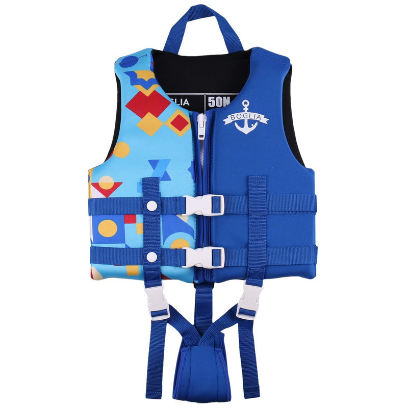 Boglia Kids Swim Vest Toddler Life Jacket Infant Life Vest Pool Float with Adjustable Safety Strap,Floaties for Age 1-9 Years/22-50Lbs Medium Blue - BeesActive Australia