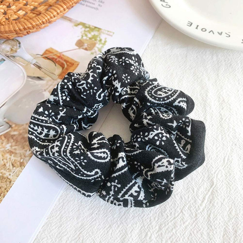nuoshen Bandana Cloth Fabric Scrunchies Hair Elastics Ties，Hair Scrunchies Elastic Hair Ties Women Accessories - BeesActive Australia