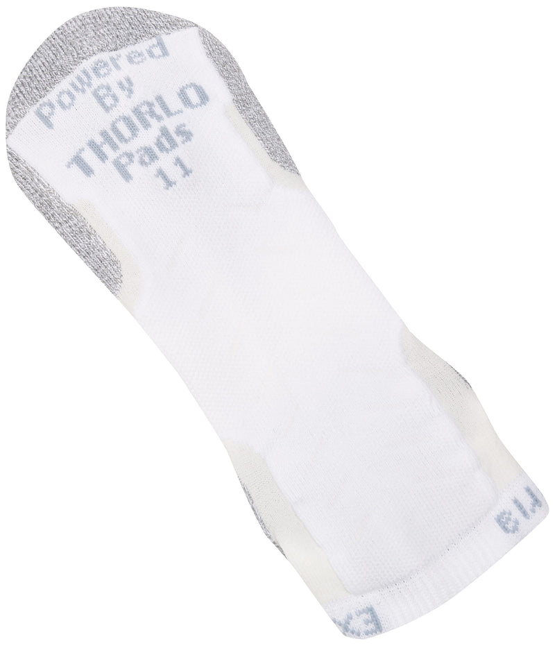 Thorlos Experia Xccu Thin Cushion Running Low Cut Socks Large White (3 Pair) - BeesActive Australia