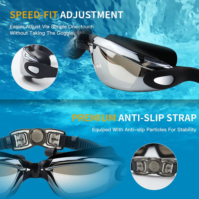 swimming goggles black - BeesActive Australia