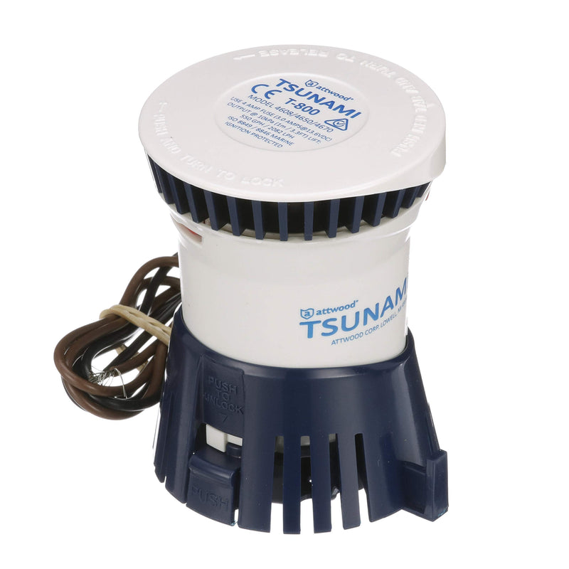 Attwood Tsunami Bilge Pump, 12-Volt, 29-Inch Wire T800 - BeesActive Australia