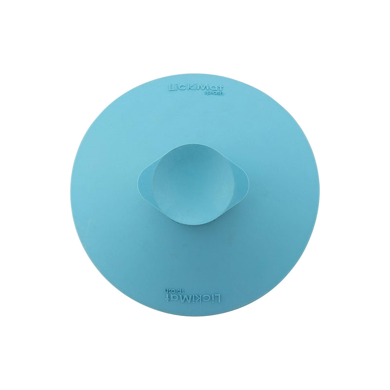 Lickimat Splash, Dog Slow Feeder Bowls Lick Mat, Boredom Anxiety Reducer, Sticks to Smooth Surface; Perfect for Food, Treats, Yogurt, or Peanut Butter. Fun Alternative to a Slow Feed Dog Bowl! Turquoise - BeesActive Australia
