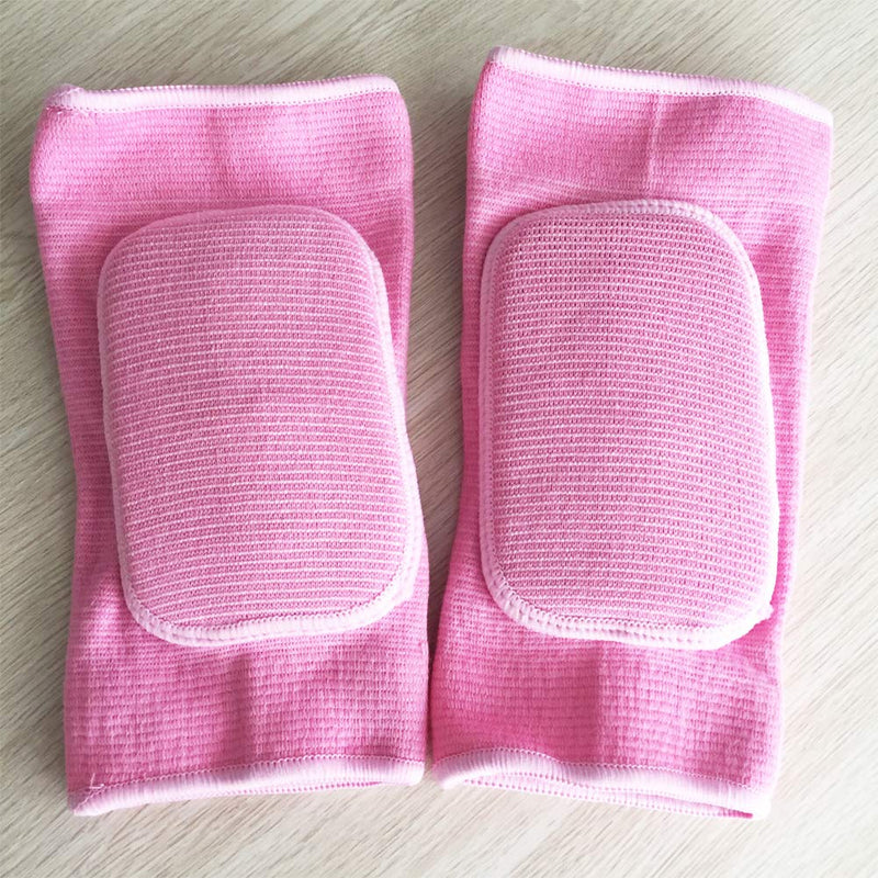 LUNA VOW 1 Pair Kids Protective Knee Pads Breathable Flexible Elastic Knee Sleeve Pad Support Protector for Volleyball, Dance (Pink, S for 3-10 Ages) - BeesActive Australia