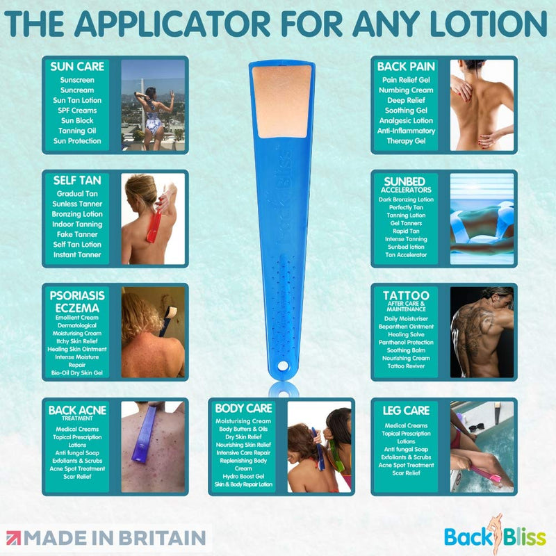 BackBliss LARP4 4 Replacement Refill Pads and 1 Pad Back 4 Pack for back lotion applicators Pack of 4 - BeesActive Australia