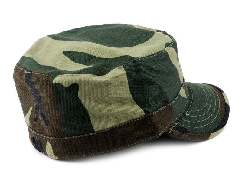NYFASHION101 Fashionable Solid Color Unisex Fitted Army Military Cadet Cap Medium Camo - BeesActive Australia