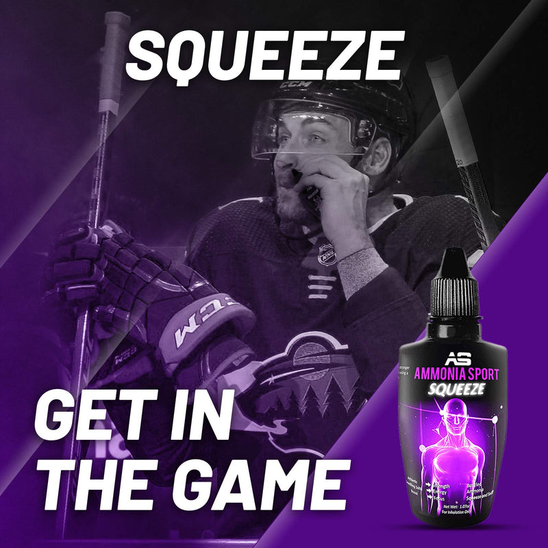 Smelling Salts for Athletes - Squeeze & Sniff! Pre-Activated Salt with Hundreds of Uses Per Bottle - Powerlifting Ammonia Inhalant - Rush, Alert Supplement - Inhalants for Fainting - by AmmoniaSport - BeesActive Australia