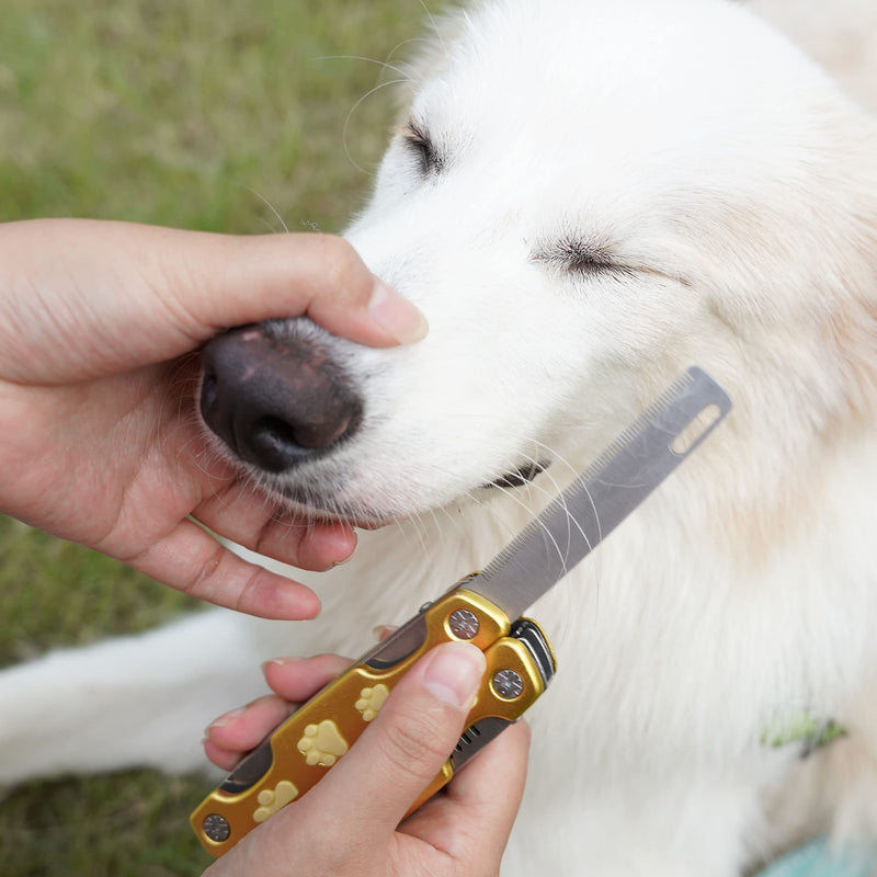 Easy Dog Nail Clippers for Sensitive Dogs, Perfect [Cut The Nails Like Butter] Dog Nail Clipper for Large Medium Small Size Breed, Heavy Duty Multi-Function Dog Toenail Clipper - BeesActive Australia