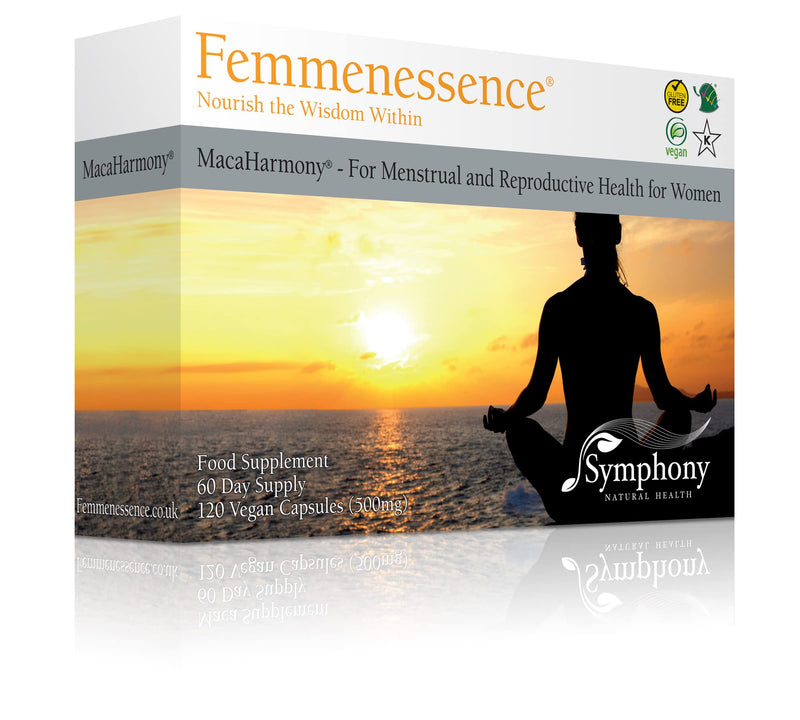 Natural Health International Femmenessence MacaHarmony - All Natural Gelatinized Maca Supplement to Support Women's Hormone Balance, PMS, Acne & Healthy Skin, Regular Menstrual Cycle & Fertility 120 - BeesActive Australia