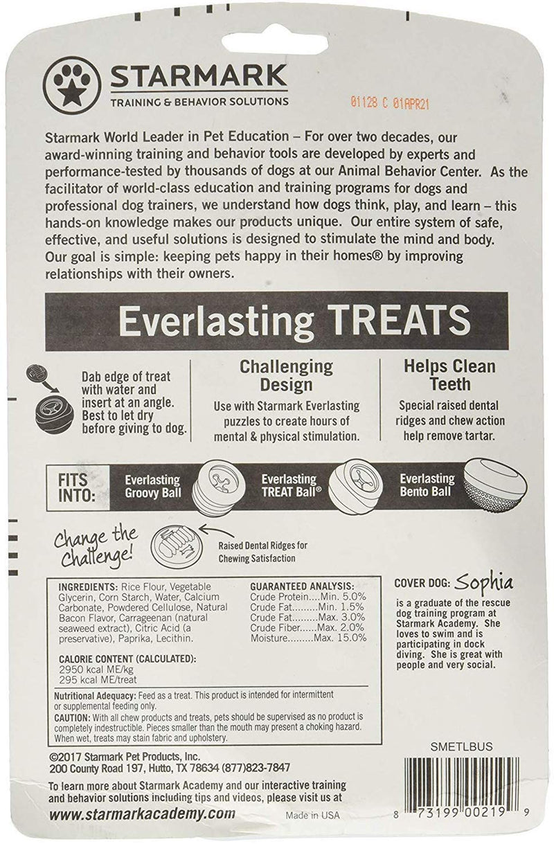 (3 Pack) Star Mark Everlasting Bacon Dog Dental Chews, Large - BeesActive Australia