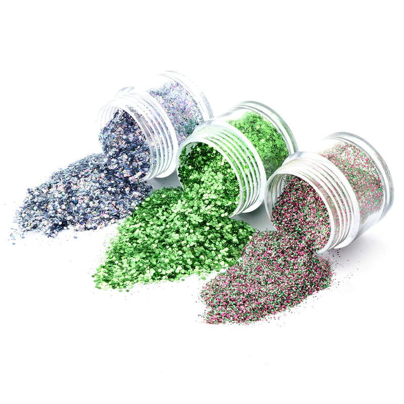 6 Box/Set Sparkle Christmas Celebration Fine Dipping Powder Colors Collection, Red, Golden, Green, Blue, (125-126-131-132-133-146-10g/box) - BeesActive Australia