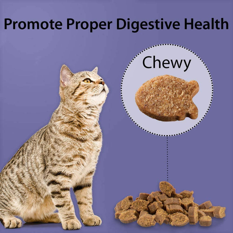 Emerald Pet 3 Pack of Hairball Feline Health Chews, 2.5 Ounces Each, Grain-Free, Made in The USA - BeesActive Australia