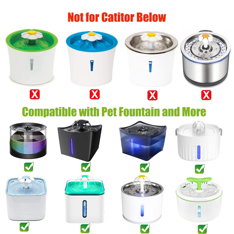 Cat Water Fountain Filters, Pet Fountain Filters Round-16Pcs - BeesActive Australia