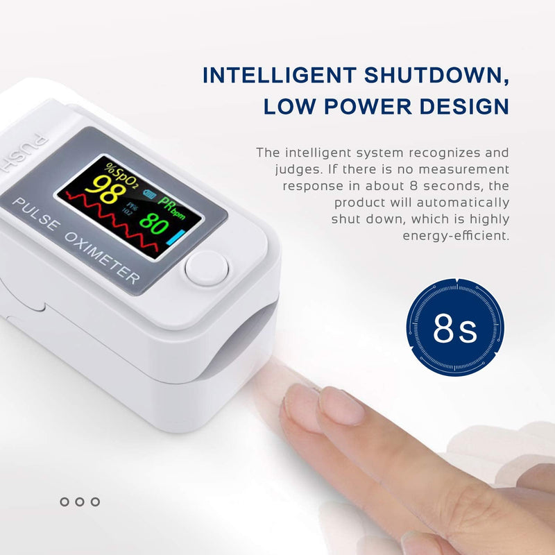 Heart Rate Monitor, Finger Tip Oxygen Saturation Monitor with LED Display, Portable and Easy to Use - BeesActive Australia