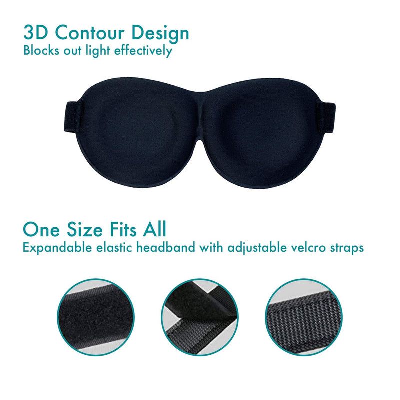 Eye Mask with Eyes Open by Okami - Funny Eye Mask, Blackout Sleep Mask with Free Travel Pouch (Men's Eyes) Men's Eyes - BeesActive Australia