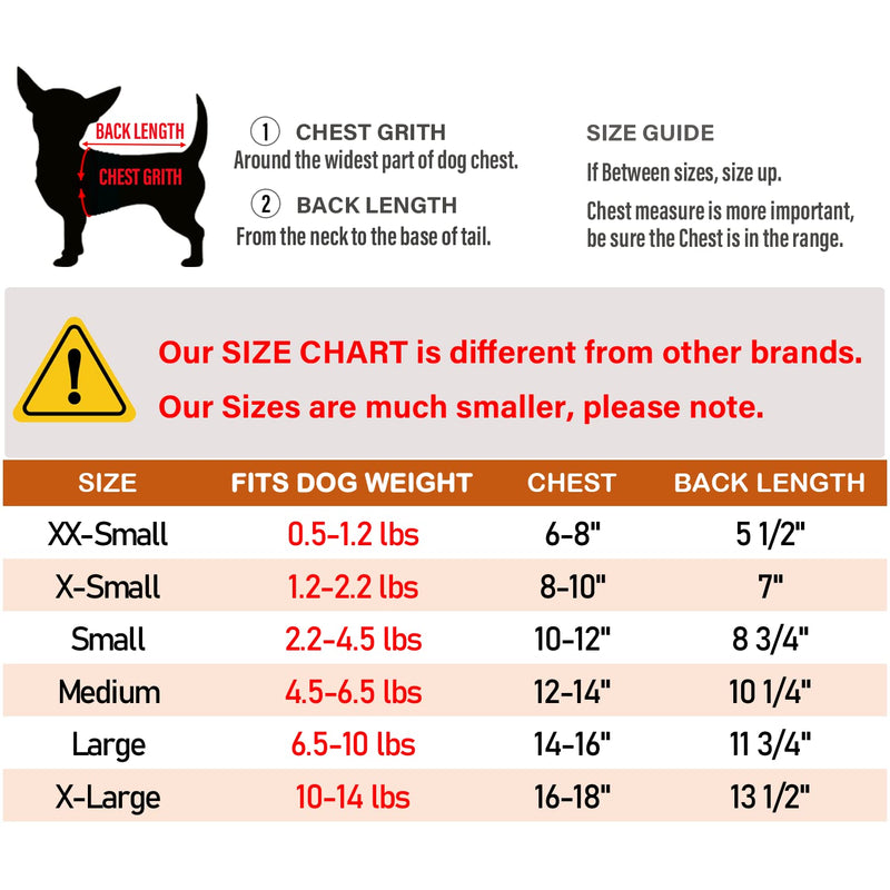 LOPHIPETS Dog Cotton Hoodies Sweatshirts for Puppy Small Dogs Chihuahua XX-Small (0.5-1.2 lbs) Pink - BeesActive Australia