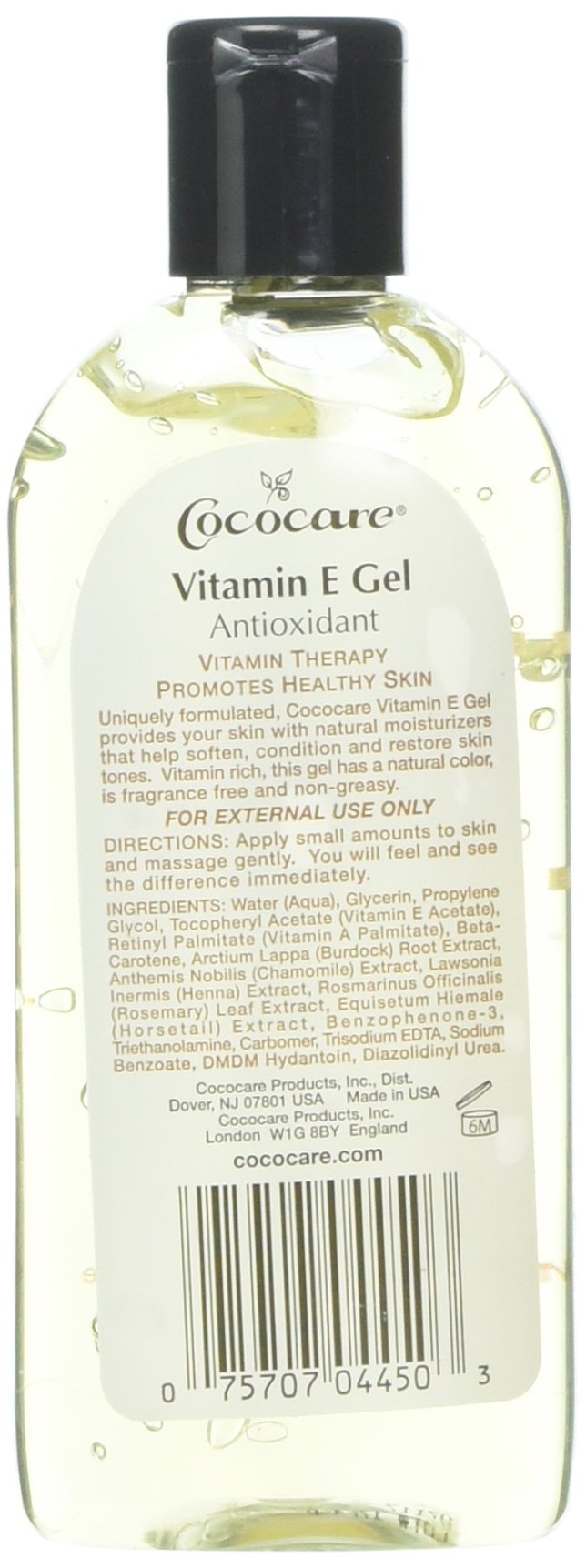 Cococare Vitamin E Antioxidant Gel - 8.5 oz - BeesActive Australia