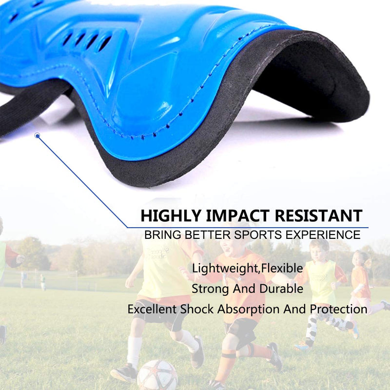 Ralleyfun Youth Soccer Shin Guards for Kids Child Calf Protective Gear Soccer Equipment Soccer Shin Pads Calf Sleeves Protection for Boys Girls Kids Youth Toddler Children Teenagers Adult Orange L 4'8 - 5'4 - BeesActive Australia