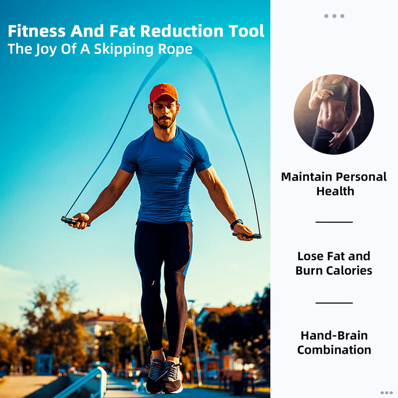 75 75PAI Smart Jump Rope for Fitness, Weighted Cordless Speed Jumping Rope for Men Women or Kids with Calorie Counter and APP Data Analysis, Adjustable Length, Digital Workout Skipping Rope T20 pro - BeesActive Australia
