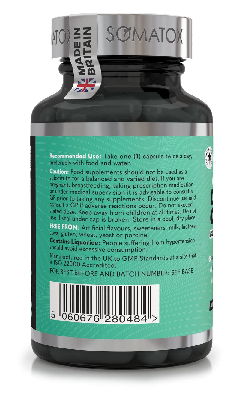 Advanced Detox Cleanse Plus – BIO-ADV™ Natural Colon & Liver Cleanse - Aids Digestion & Liver Function for Weight Loss & Health | Aloe Vera & Botanicals - 30 Day Supply/Vegan Capsules - BeesActive Australia