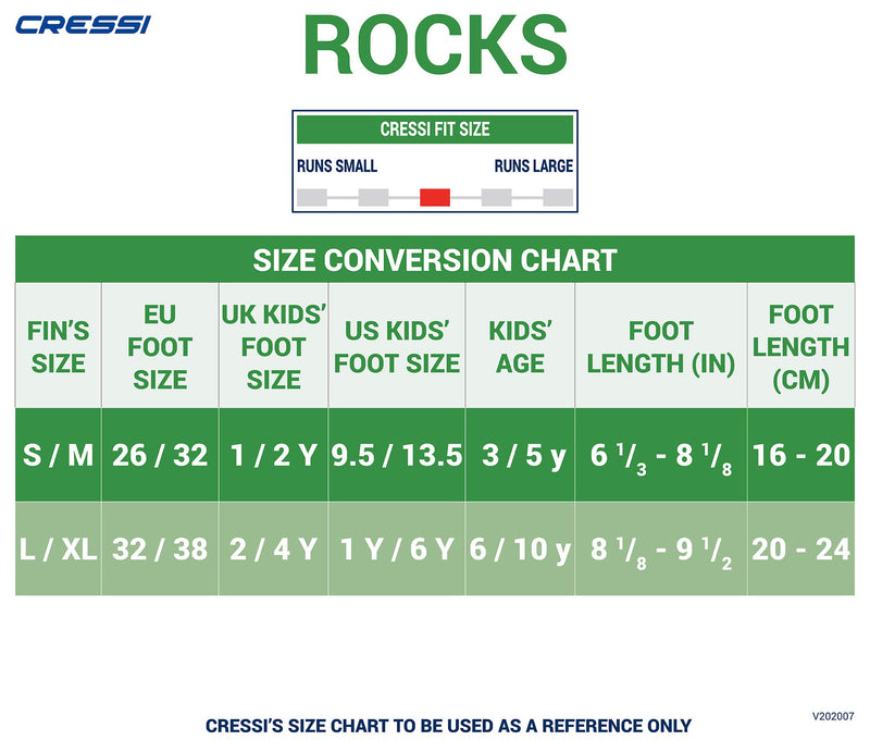 [AUSTRALIA] - Cressi Kids Snorkeling Gear for Children aged from 3 to 8 years old - Rocks: designed in Italy S/M | US Youth 1/3 | EU 32/34 Fins: Lilac/White 
