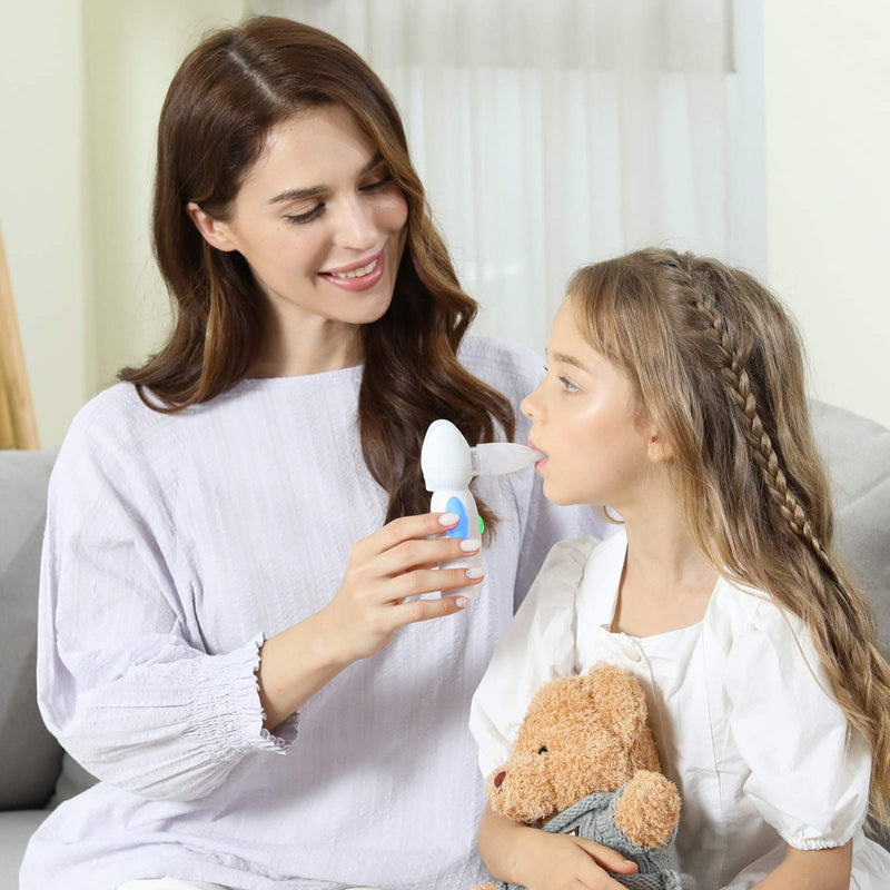 FEELLIFE Portable Inhaler, Handheld Steam Atomiser, for Kids Travel and Household use, with Audio Function Blue - BeesActive Australia