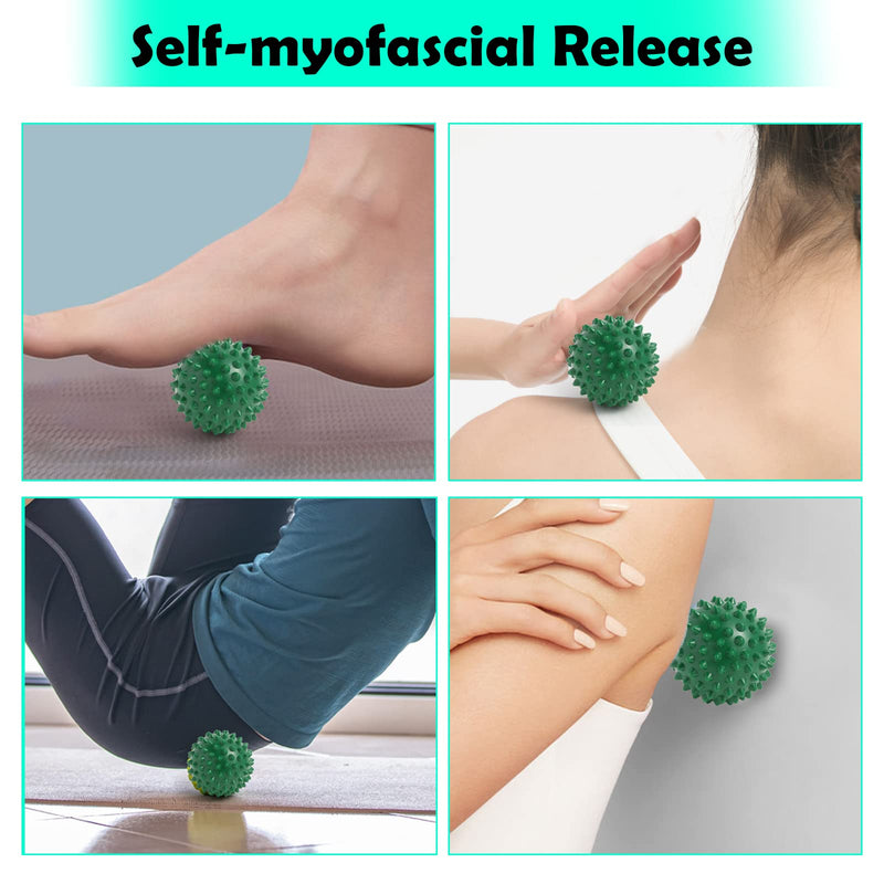 EliaValth Foot Roller for Plantar Fasciitis and Neuropathy, Foot Massager for Plantar Fasciitis Relief, Neuropathy, Reflexology Tool - 2 Foot Massage Roller & 2 Foot Massage Ball (Gray, Small) - BeesActive Australia