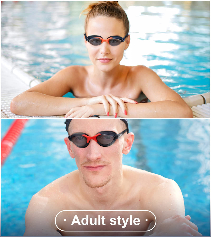 Swimming Goggles Swim Glasses Anti Fog UV Protection No Leaking Swim Goggles for Men Adult Navy - BeesActive Australia