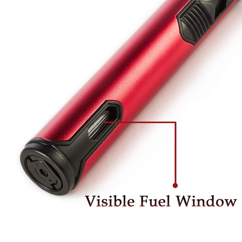 Urgrette 2 Pack Butane Torch Lighter, 6-inch Refillable Pen Lighter Adjustable Jet Flame Butane Lighter for Grill BBQ Candle Camping (Gas Not Included) Raven & Ruby - BeesActive Australia