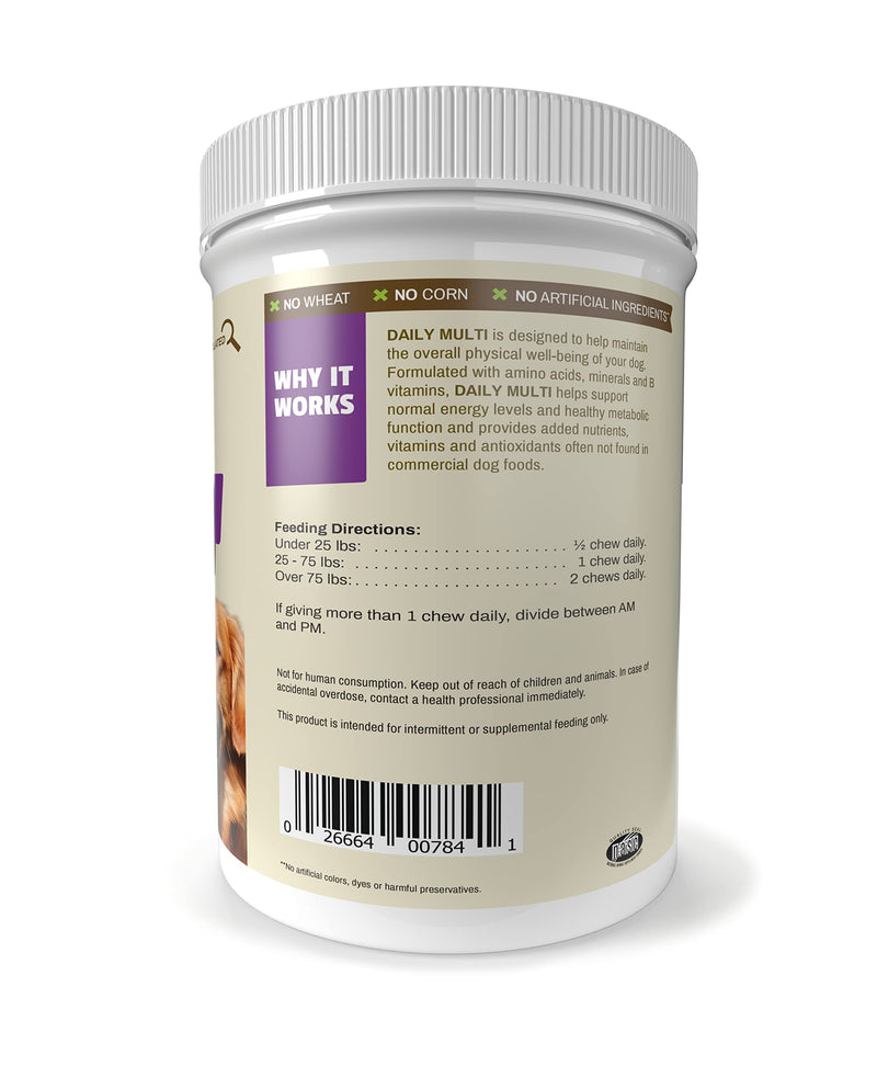 Pet Naturals Daily Multivitamin for Dogs - Yummy Chews with Amino Acids, and Antioxidants - Supports Energy, Metabolic Function and Pet Wellness 150 Chews - BeesActive Australia