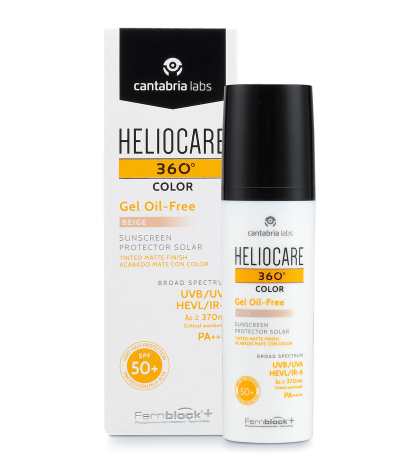 Heliocare 360 Gel-color Oil-free Spf50 Beige 50ml - BeesActive Australia