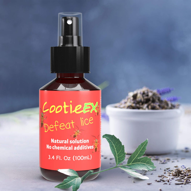 CootieEx Head Lice Treatments with Lavender Oil for Hair - Natural Nit Treatment - Prevent Head Lice Infestations: Anti Nits Head Lice Treatment - Alternative to Nit Shampoo & Head Lice Shampoo, 100ml - BeesActive Australia