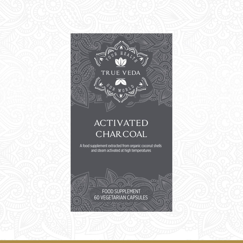 Organic Activated Charcoal Capsules | Clean Steam Activated Charcoal Tablets | Wild Harvested Organic Coconut Shells | Natural Ayurvedic Supplement | 60 Vegan Activated Charcoal Powder 60 Count (Pack of 1) - BeesActive Australia
