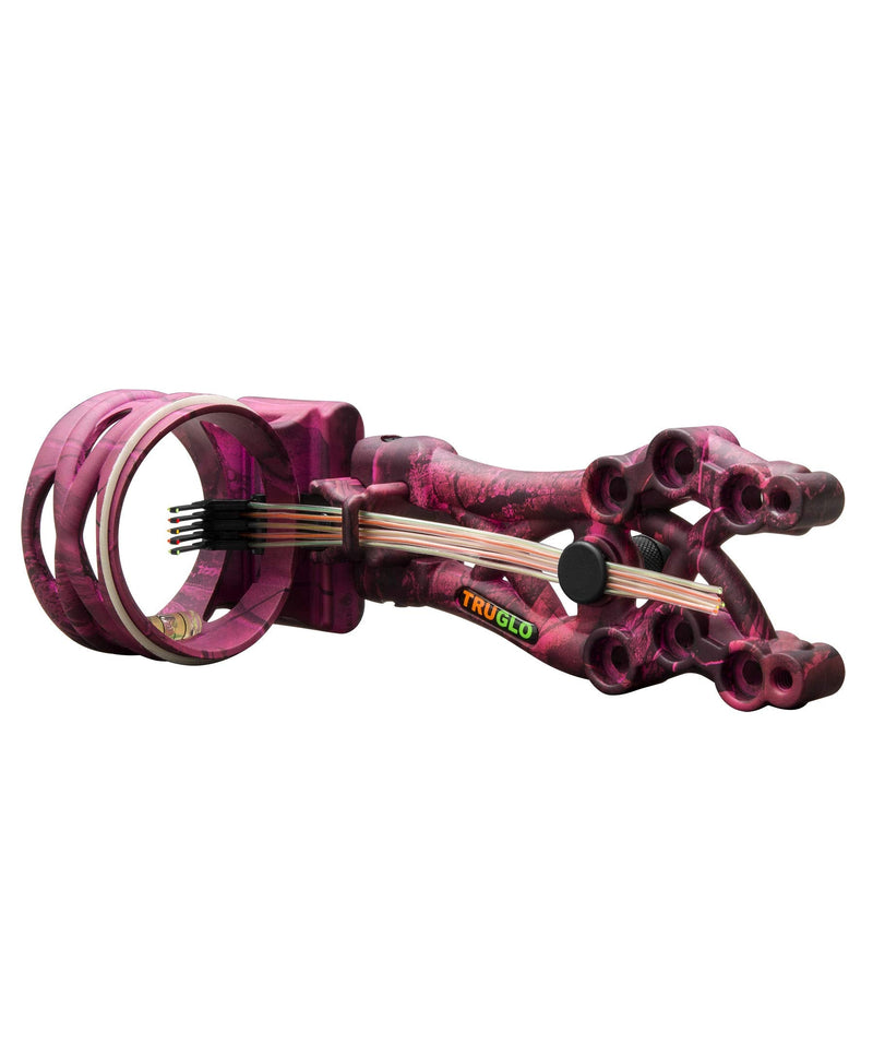 TRUGLO Carbon XS Xtreme Ultra-Lightweight Carbon-Composite Bow Sight Realtree APC Pink Camo - BeesActive Australia