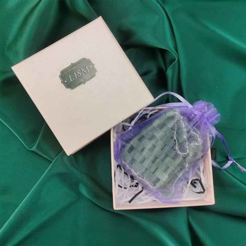 Jade Eye Mask, Natural Stone Healing Cool Eye Mask for Sleeping, Relaxation Jade Face Mask Therapy for Reduce Fatigue Puffy Eyes / Sinus / Migraine / Meditation Large size xiuyan jade with transparent beads - BeesActive Australia