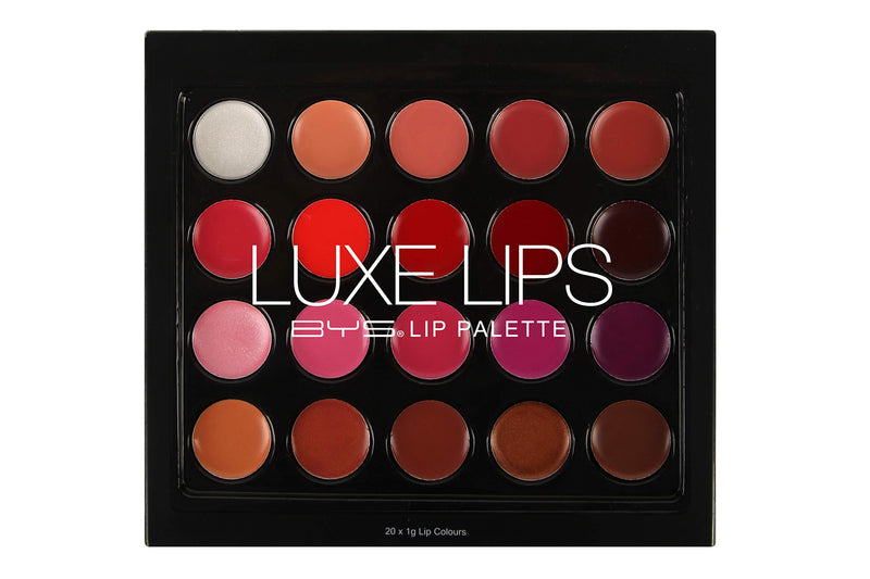 BYS Berries Eyeshadow and Luxe Lip Palettes - Ultimate Collection includes 20 Eyeshadow shades that are berry inspired and with a light berry scent and 20 Lip Colors - BeesActive Australia