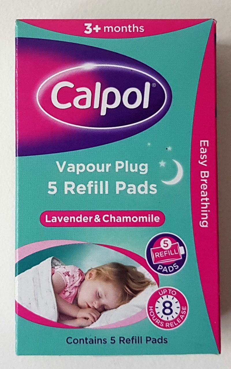 THREE PACKS of Calpol Vapour Plug In Refills 5 Refills - BeesActive Australia